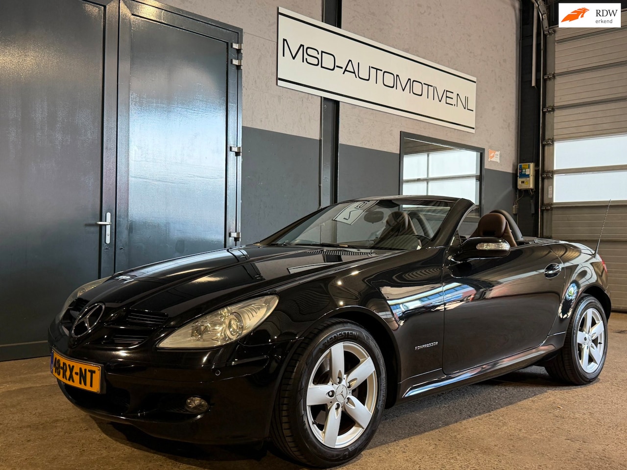 Mercedes-Benz SLK-klasse - 200 K Nekverwarming Leder Onderhouden NAP - AutoWereld.nl