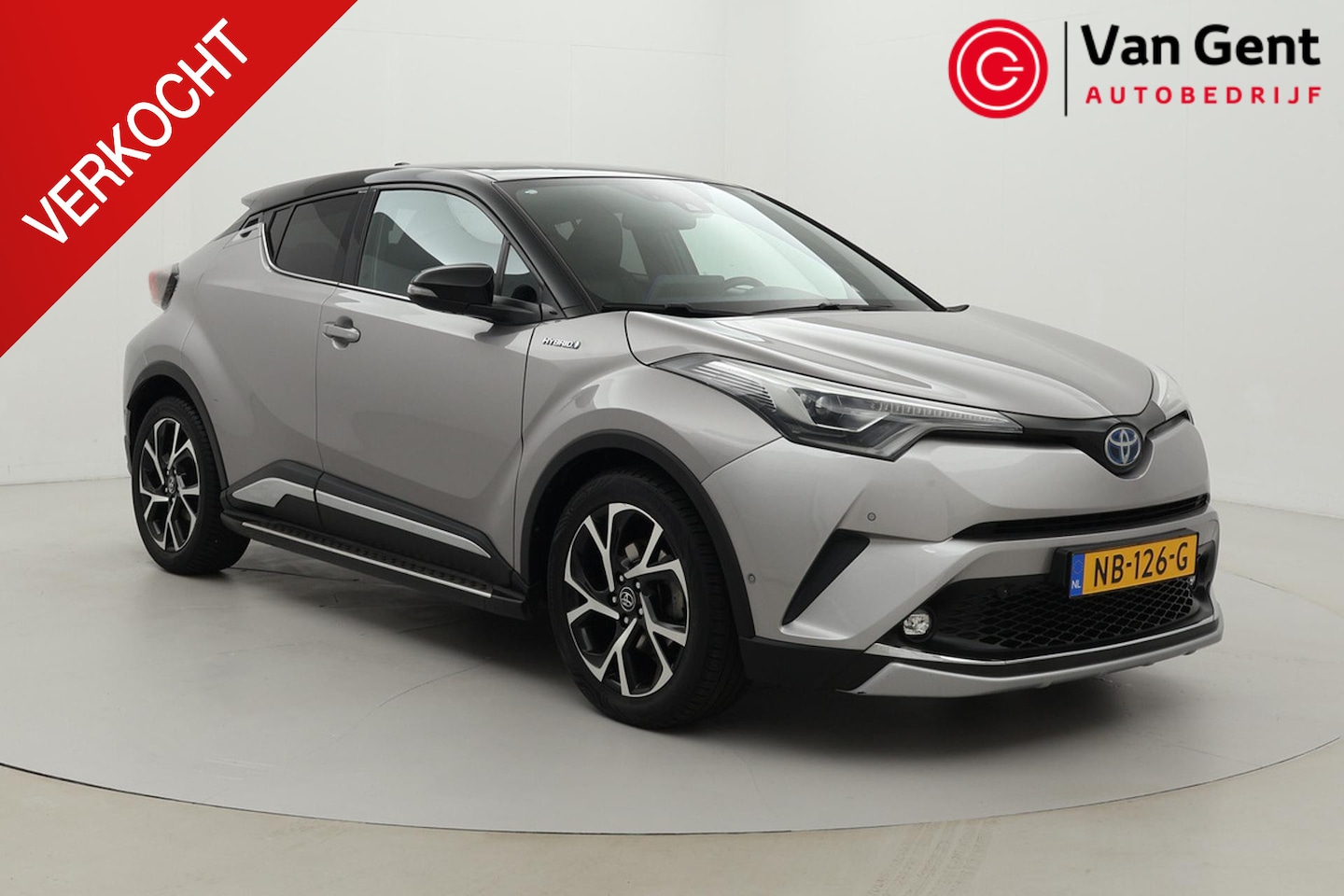 Toyota C-HR - 1.8 Hybrid Bi-Tone | Origineel NL | Navigatie | Dodehoek detectie | JBL | Stoel-/stuurverw - AutoWereld.nl