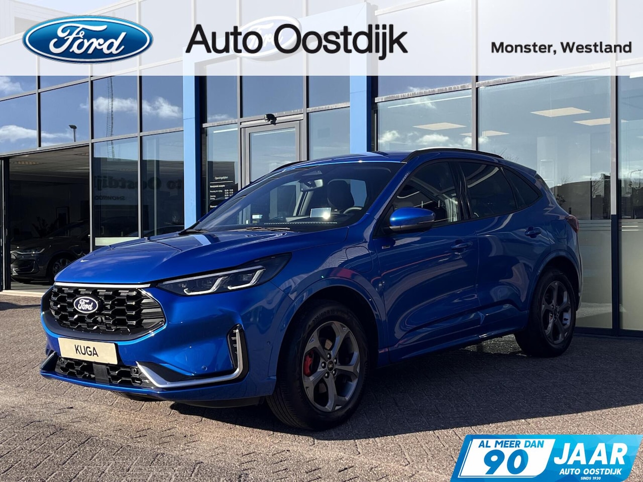 Ford Kuga - 2.5 PHEV ST-Line X 243PK Elek. Trekhaak AGR Stoelen Adaptieve Cruise 2100KG Trekgewicht Wi - AutoWereld.nl