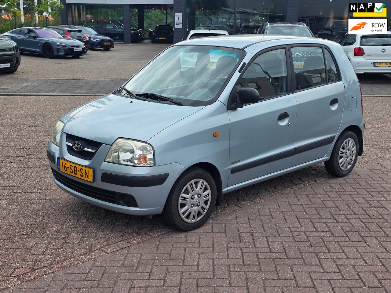 Hyundai Atos - 1.1i Active Cool First Edition /bj.2005 / 5 deurs / airco/etc / NAP met 194017 km.en APK t - AutoWereld.nl