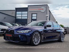 BMW M3 - 3-serie Competition | Tansanitblau II metallic | Two Tone Leder | Kuipstoelen | 360 cam |