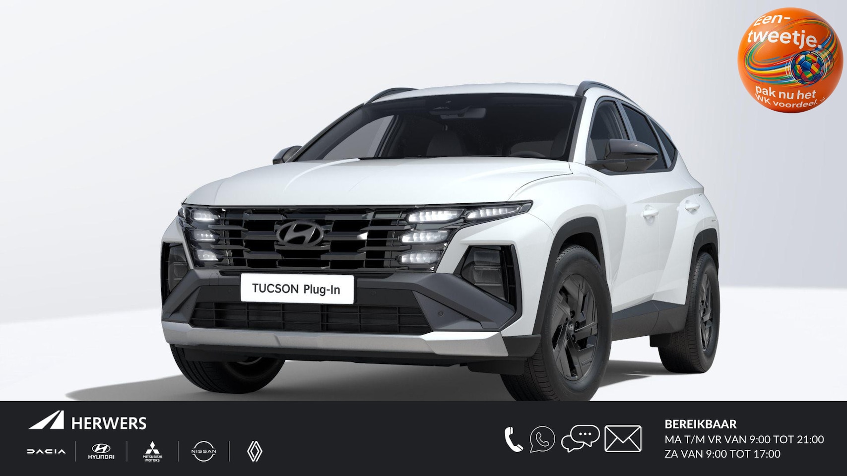 Hyundai Tucson - 1.6 T-GDI PHEV Pure Edition / €43.995,- Rijklaar / Stoel+Stuur Verwarming / Navigatie / Ap - AutoWereld.nl