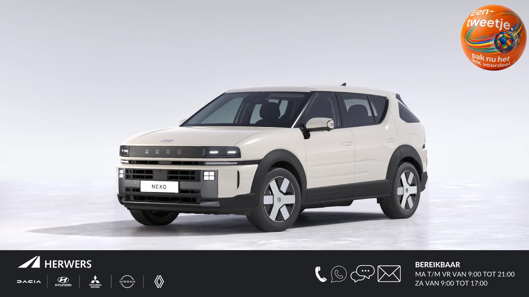 Hyundai NEXO - FCEV / Rijbereik tot 826 km (WLTP) / trekgewicht tot 1.000 kg / - AutoWereld.nl