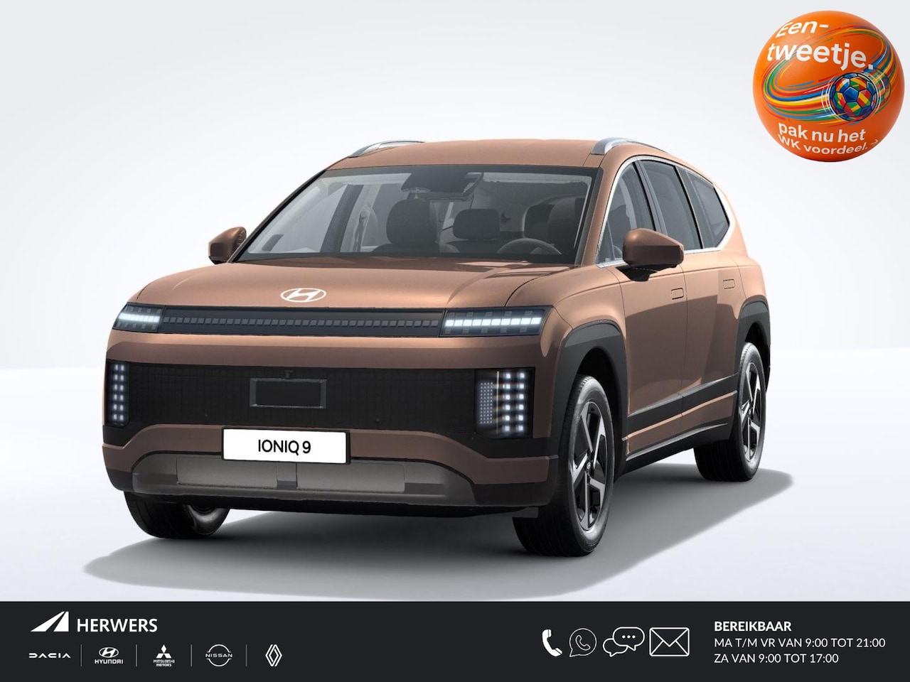 Hyundai IONIQ 9 - Style 7p. 110.3 kWh / Nu Te Bestellen / Meerprijs Getoonde Kleuren Vanaf €995,- / € 3000,= - AutoWereld.nl