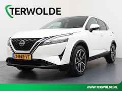 Nissan Qashqai - 1.3 MHEV Xtronic Tekna | AUTOMAAT | Panoramadak | Stoel-, Stuur- & Voorruitverw. | Trekhaa