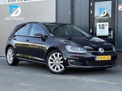 Volkswagen Golf - 1.4 TSI/123pk Highline|Automaat|Nwe APK|Leder|PDC|Stoelverwarming|Climate|Cruise|Navi|17"