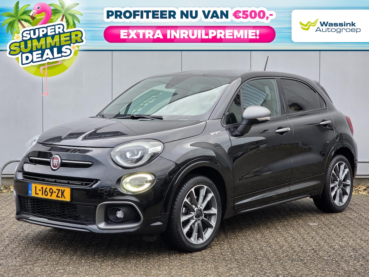 Fiat 500 X - 150pk Sport Automaat Summer Deals | Navigatie | Achteruitrij Camera | Parkeer Sensoren Voo - AutoWereld.nl