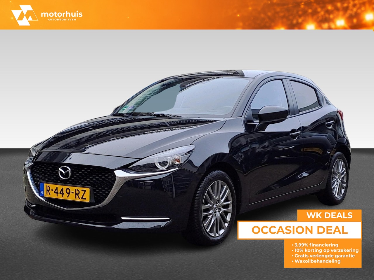 Mazda 2 - 1.5 SKYACTIV-G 90PK LUXURY NAVI CAMERA HUD LED ECC NAP - AutoWereld.nl