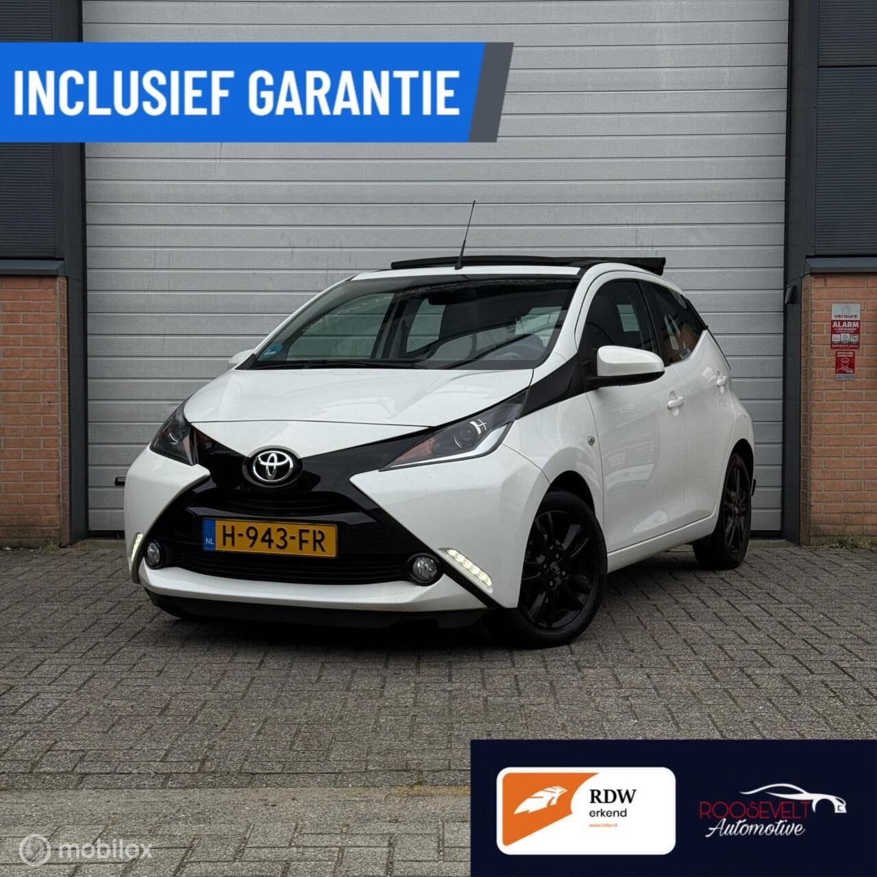 Toyota Aygo - 1.0 VVT-i x-wave AUTOMAAT/CABRIO/CAMERA/FULL OPT - AutoWereld.nl