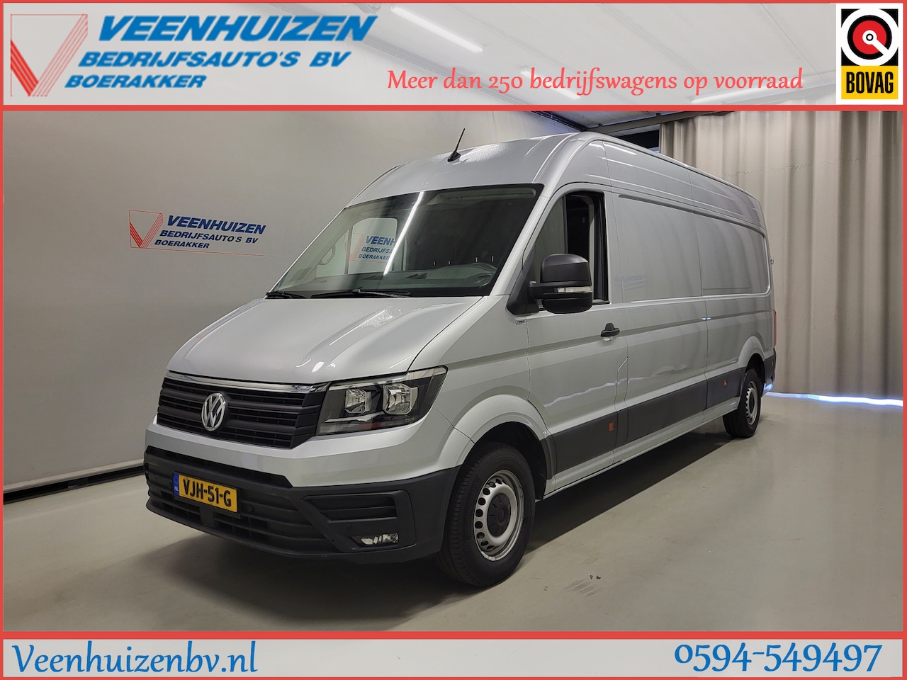 Volkswagen Crafter - 2.0TDI 140pk L4/H3 3000kg Trekgewicht Euro 6! - AutoWereld.nl