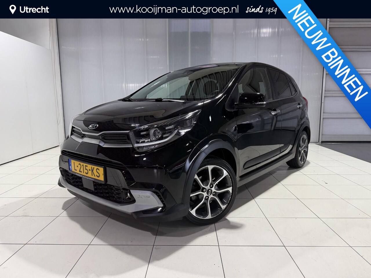 Kia Picanto - 1.0 T-GDi X-Line 5p 1.0 T-GDi X-Line 5p 100 PK, Stoel en Stuur verwarming, Apple Carplay/Android Auto, Camera, - AutoWereld.nl