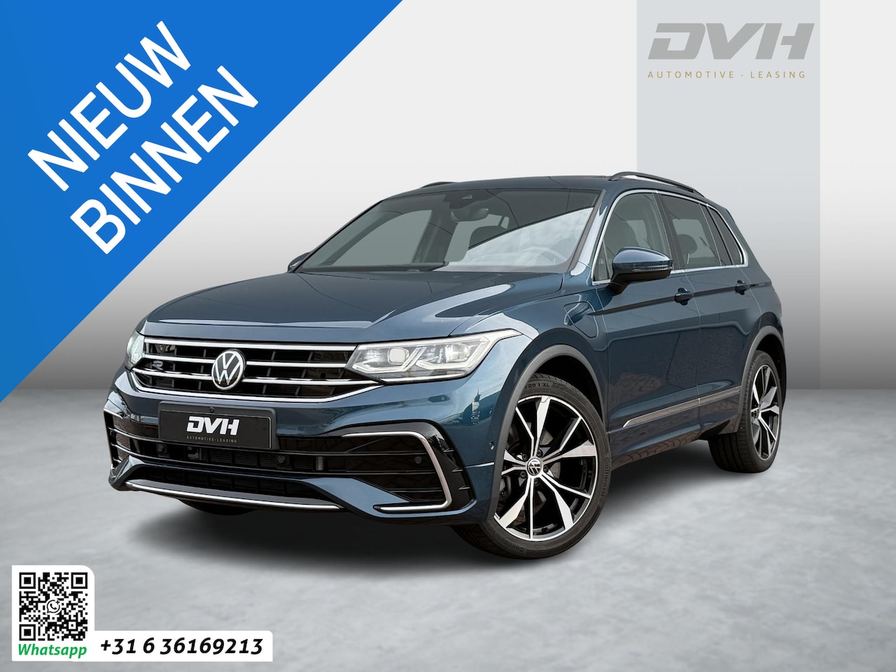 Volkswagen Tiguan - 1.4 TSI eHybrid R-Line Business+ PANO | DCC | LEDER | TREKHAAK - AutoWereld.nl
