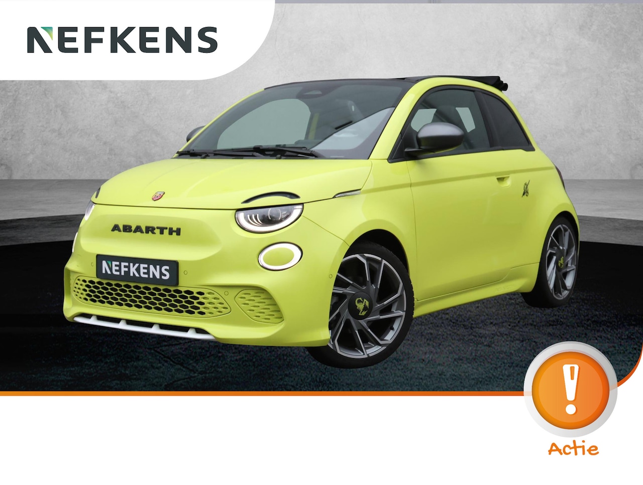 Abarth 500 - C 42 kWh 155pk Cabrio | Alcantara interieur | Navigatie | AppleCarplay/Android | Verwarmde - AutoWereld.nl