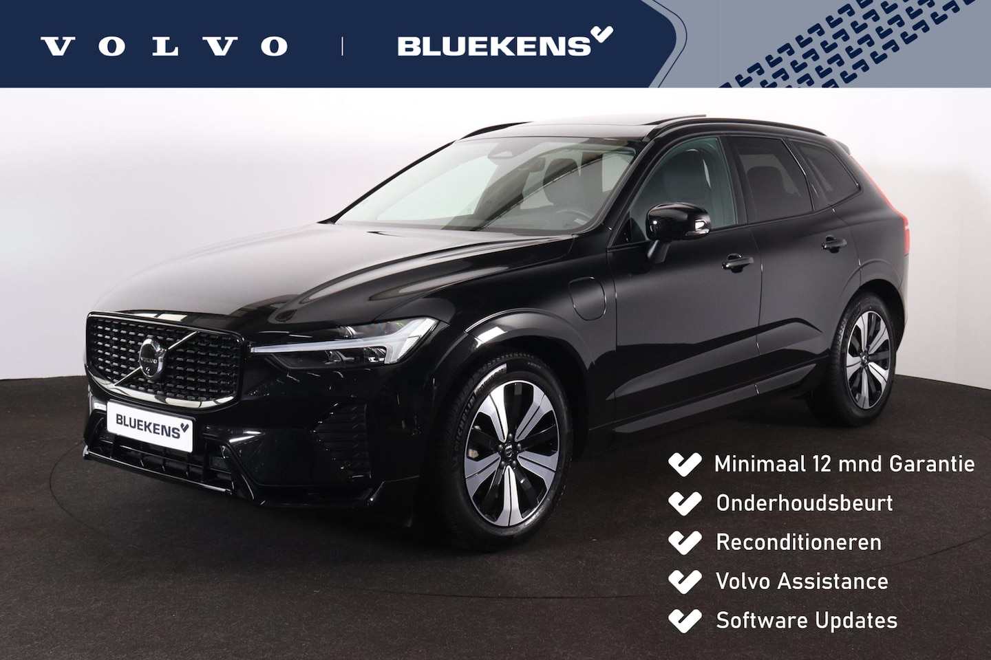 Volvo XC60 - T8 Recharge AWD Ultimate Dark - Luchtvering - Panorama/schuifdak - IntelliSafe Assist & Su - AutoWereld.nl