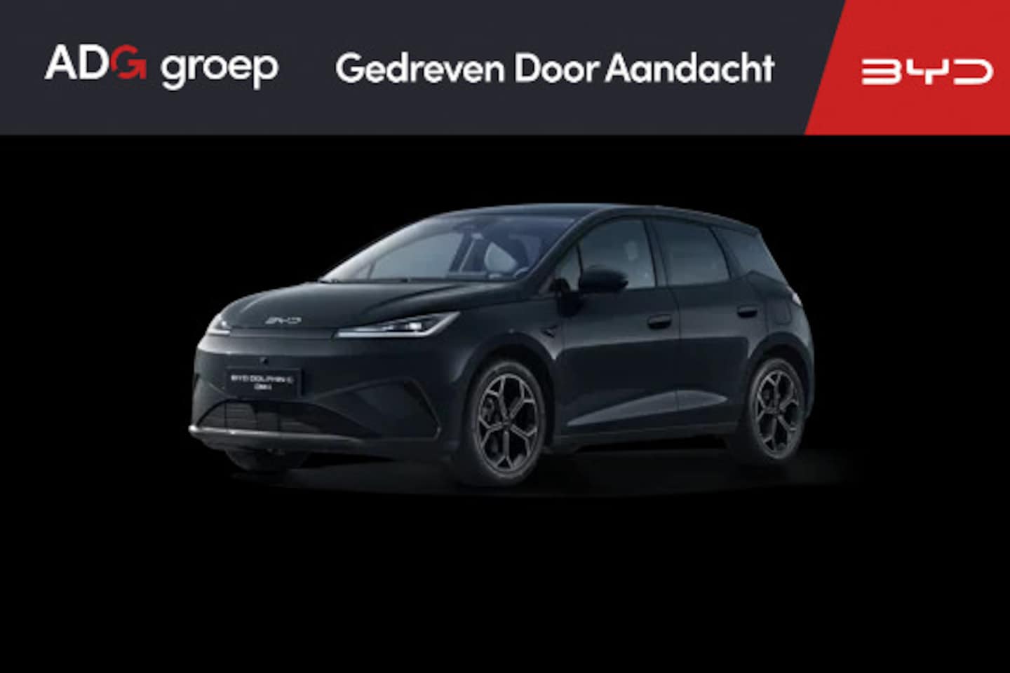 BYD Dolphin - G DM-i Comfort NIEUW/ 1040 KM / Obsidian Black / 105 EV / 360°-camera / HUD / - AutoWereld.nl
