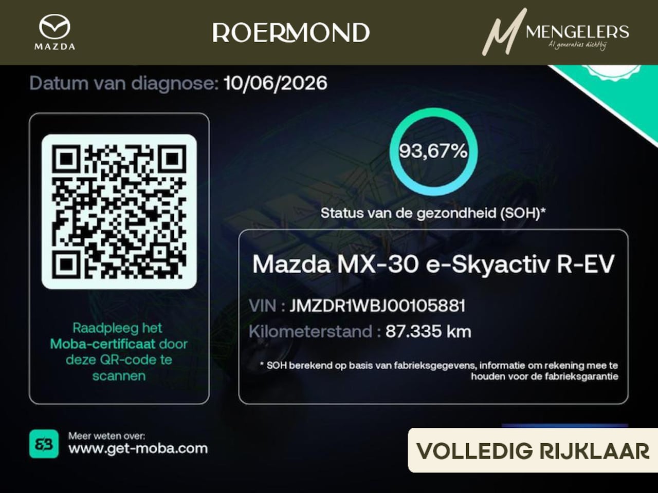Mazda MX-30 - e-SkyActiv 145 First Edition 36 kWh | NL-Auto | SOH 93% | - AutoWereld.nl