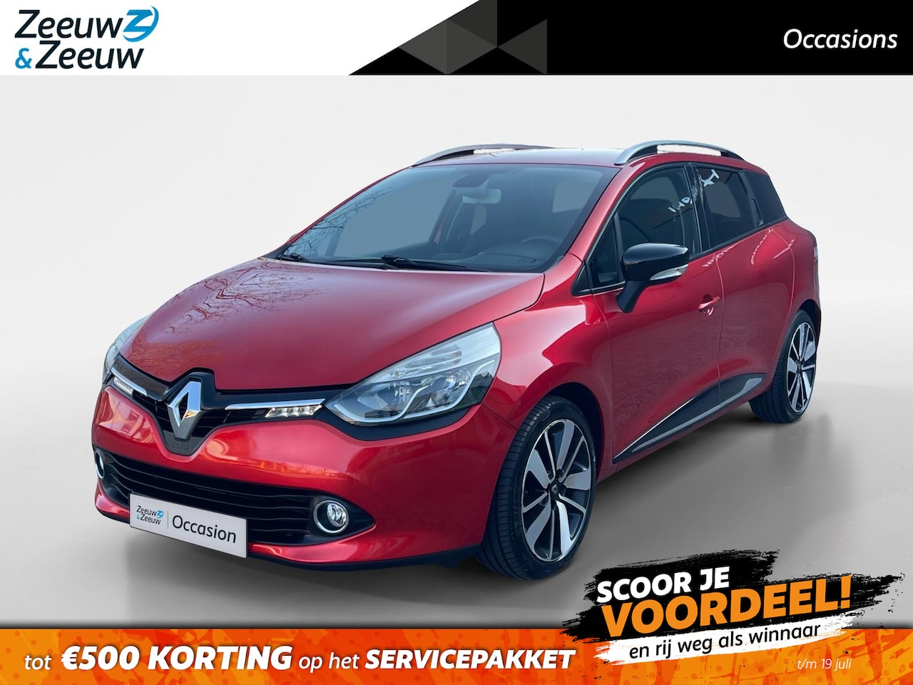 Renault Clio Estate - 1.2 Dynamique | Trekhaak | Automaat | Camera | BassReflex| Navi | Halfleder | 1 Jaar Bovag - AutoWereld.nl
