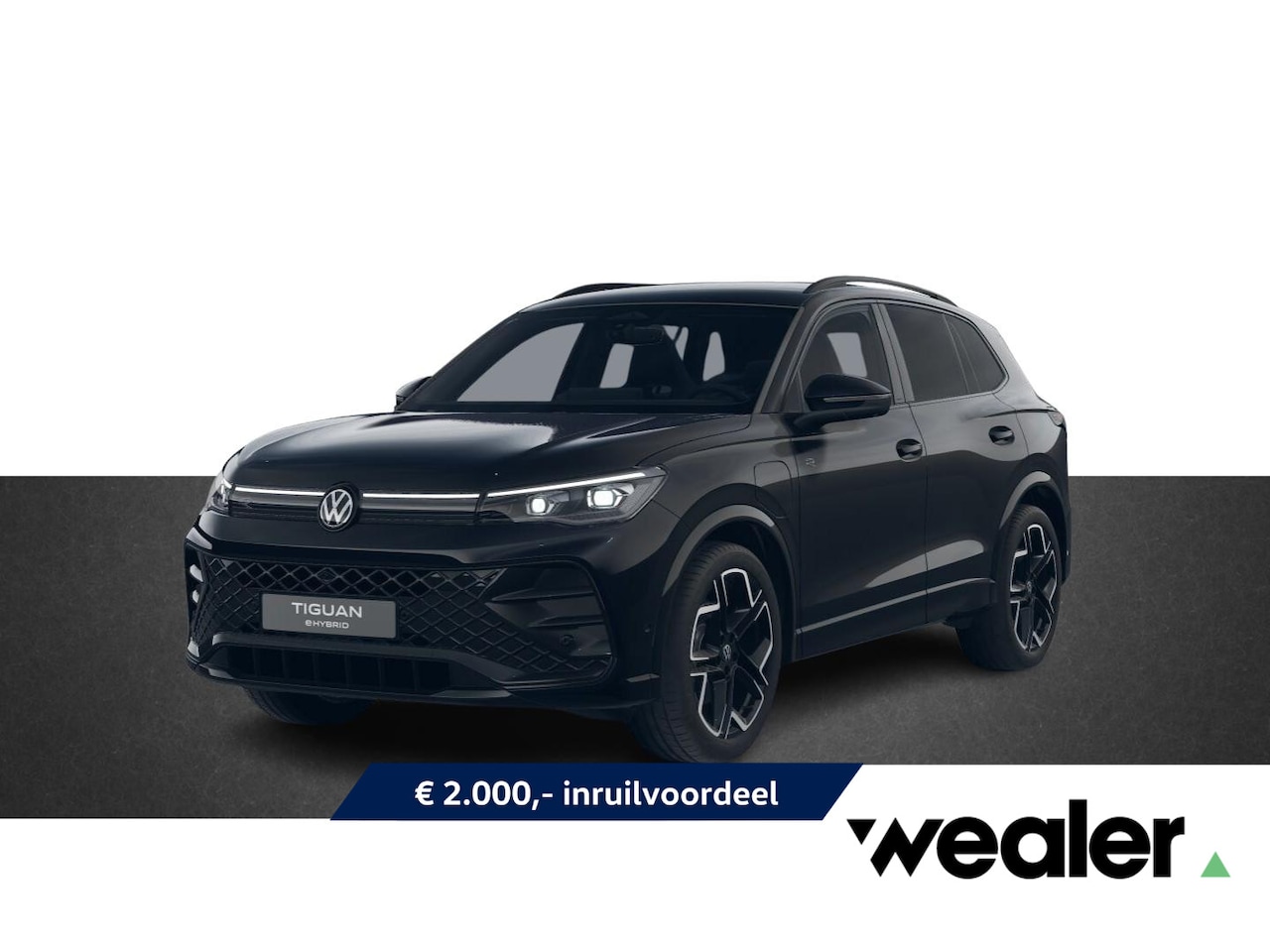 Volkswagen Tiguan - R-Line Edition 1.5 eHybrid 150 kW / 204 PK DSG | Black Style | Trekhaak wegklapbaar | - AutoWereld.nl