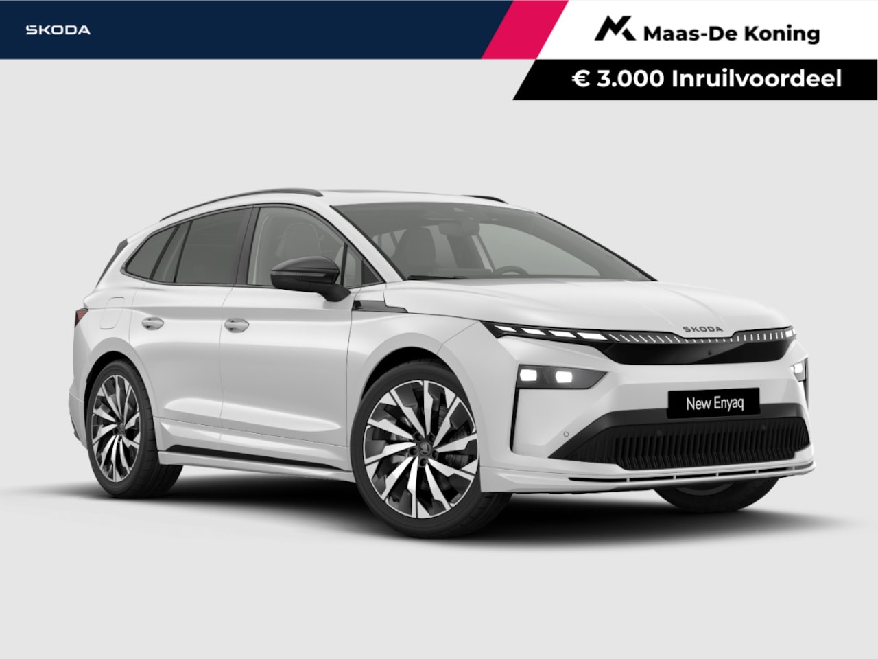 Skoda Enyaq iV - Sportline Tour Edition 85 | Panoramisch schuif/kanteldak |  Elektrisch wegklapbare trekhaa - AutoWereld.nl