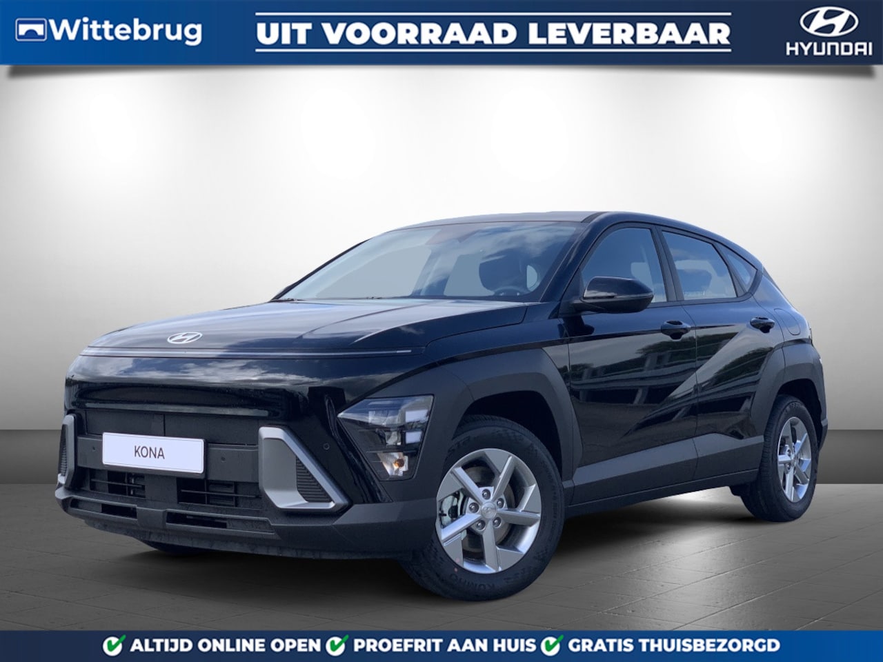 Hyundai Kona - 1.6 GDI HEV E-Motion Full Hybride Automaat met Navigatie, Climate Control en Camera Uit vo - AutoWereld.nl