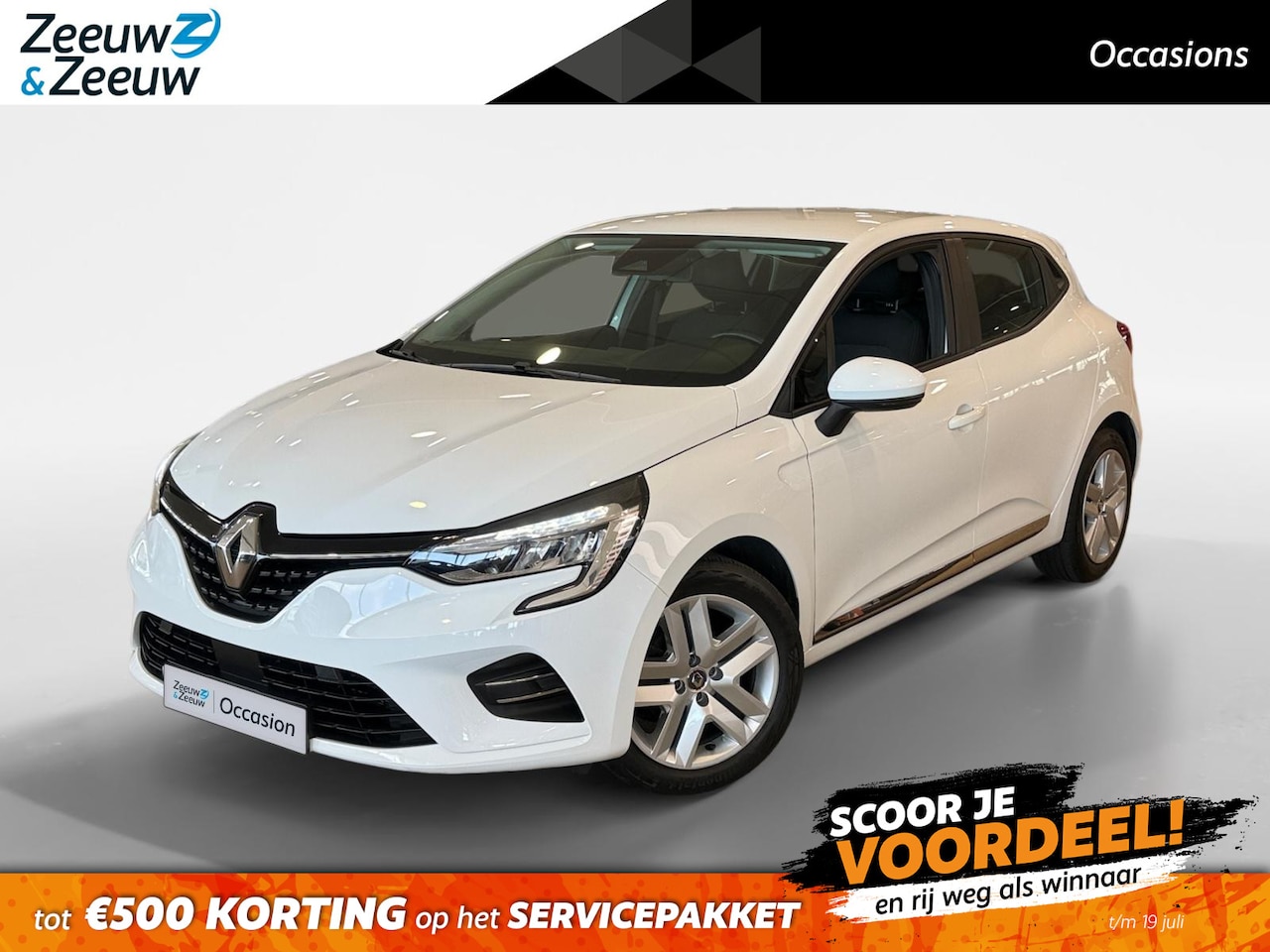 Renault Clio - 1.0 TCe Zen *Navi*Carplay*Airco*Parkeersensoren*Cruise*Trekhaak - AutoWereld.nl