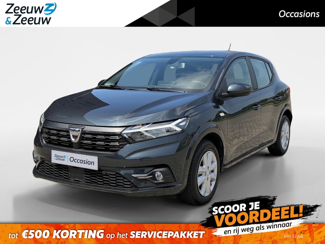 Dacia Sandero - 90PK TCe Comfort | Trekhaak | Navi | Camera | Climate Control | Armsteun | Apple CarPlay/A - AutoWereld.nl