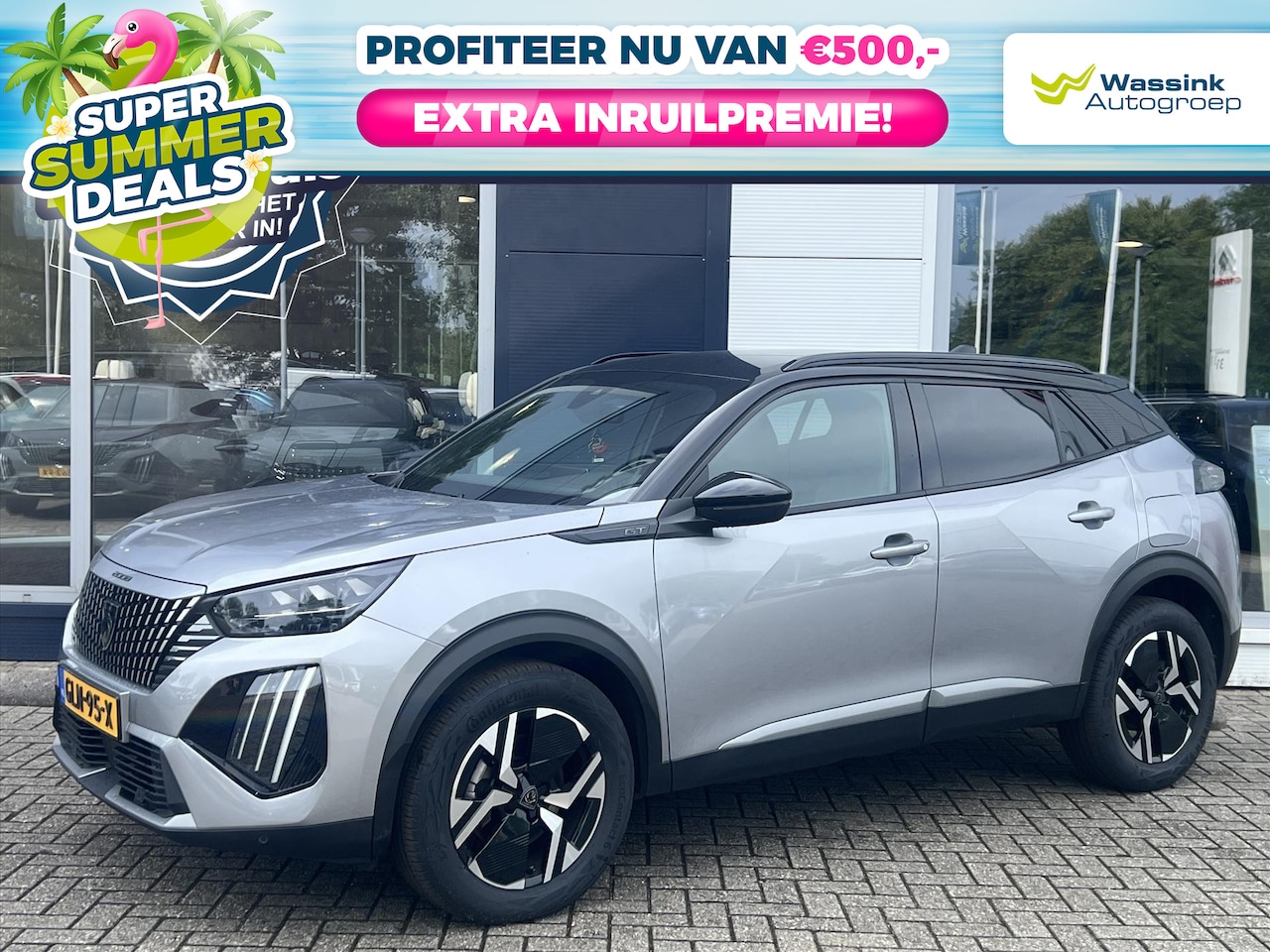 Peugeot 2008 - 1.2 Hybrid 145pk Automaat GT | SUMMER DEALS Navigatie | Climate Control | Parkeer Camera | - AutoWereld.nl