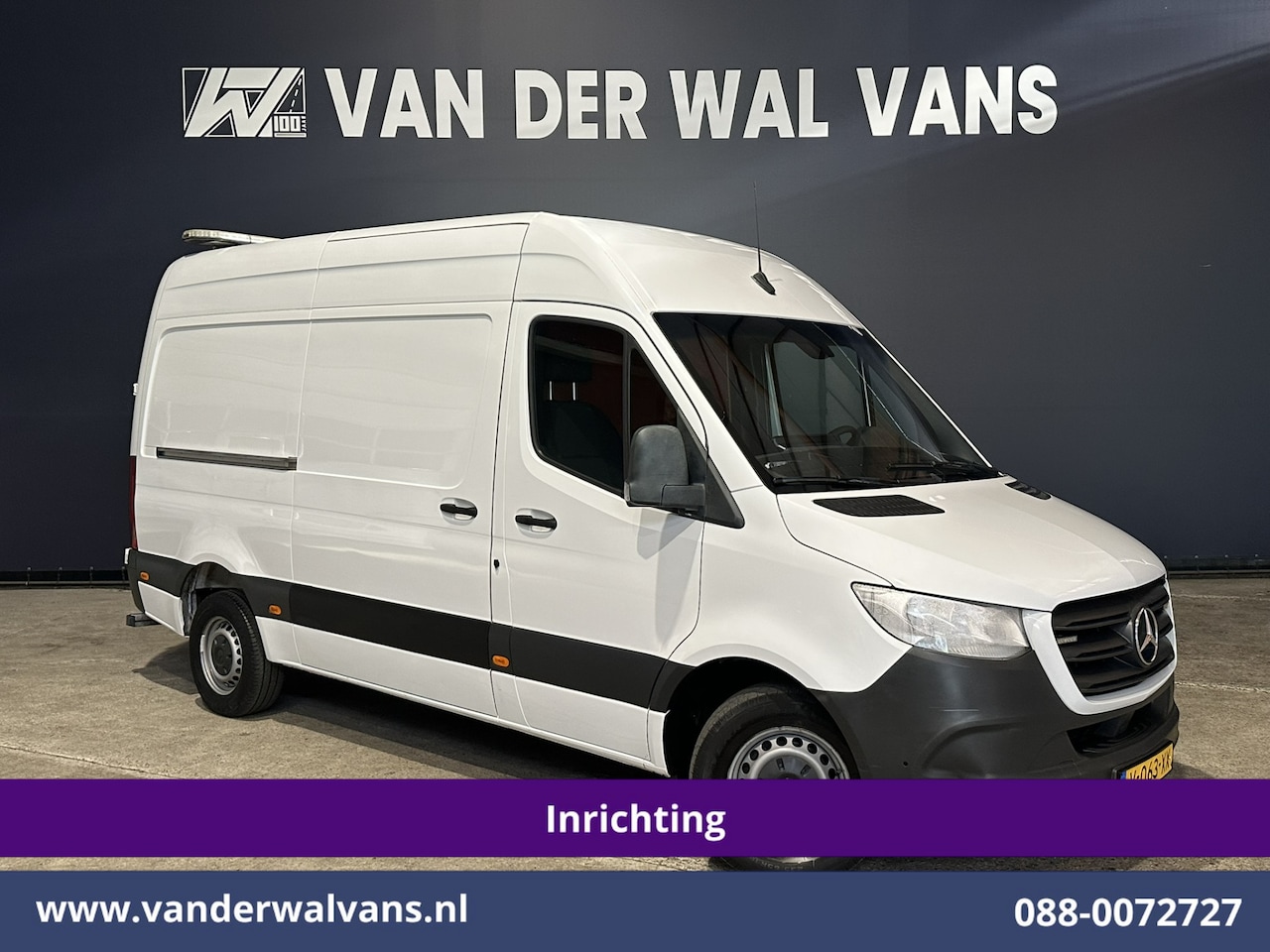 Mercedes-Benz Sprinter - 316 CDI 164pk L2H2 inrichting Euro6 Airco | Camera | 3500kg Trekhaak | Apple Carplay Cruis - AutoWereld.nl