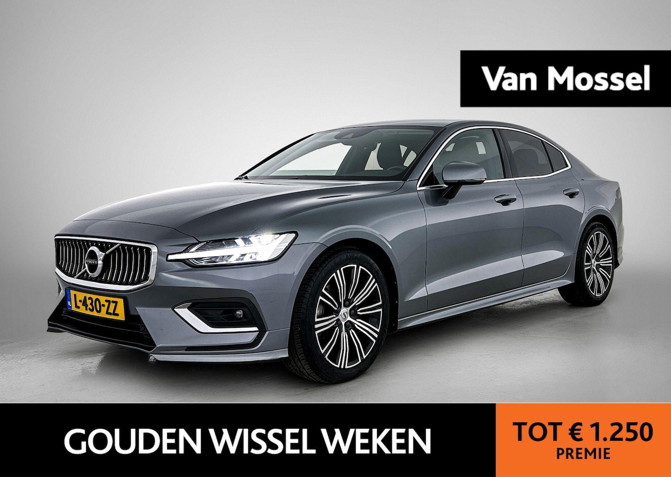 Volvo S60 - 2.0 B3 Inscription | NAVIGATIE | LEDER | STOELVERWARMING | ACHTERUITRIJCAMERA | ELEKTRISCH - AutoWereld.nl