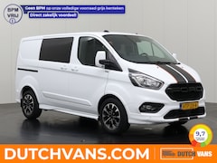 Ford Transit Custom - 2.0TDCI 170PK Sport Automaat Dubbele Cabine | 2xSchuifdeur | Leder | Navigatie | Camera |