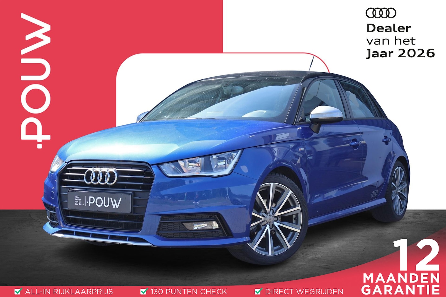 Audi A1 Sportback - 1.0 TFSI 95pk Advance Sport | Stoelverwarming | Trekhaak | Parkeersensoren Achter | Naviga - AutoWereld.nl