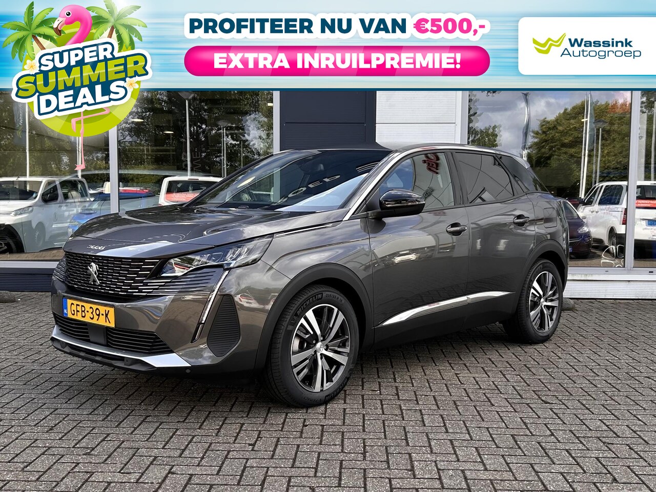 Peugeot 3008 - 1.6 Plug-in HYbrid 180pk Automaat Allure Pack | SUMMER DEALS | Business | Navigatie | Park - AutoWereld.nl