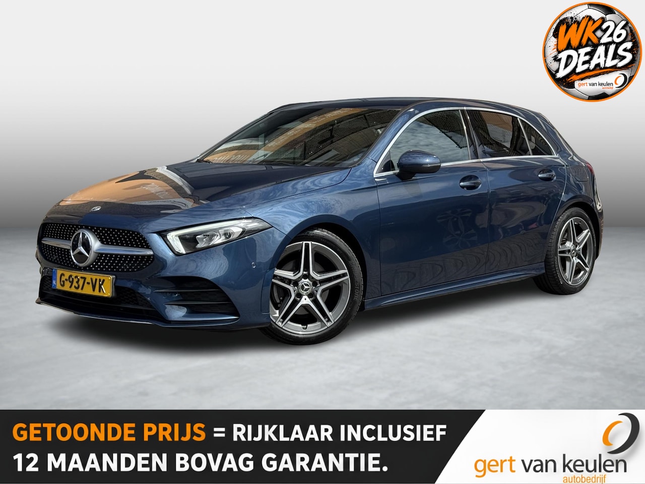 Mercedes-Benz A-klasse - 180 AMG 7G-DCT AUTOMAAT SPORTSTOELEN/CARPLAY/LED/CAMERA/TREKHAAK/NL-AUTO/60.000 KM! - AutoWereld.nl