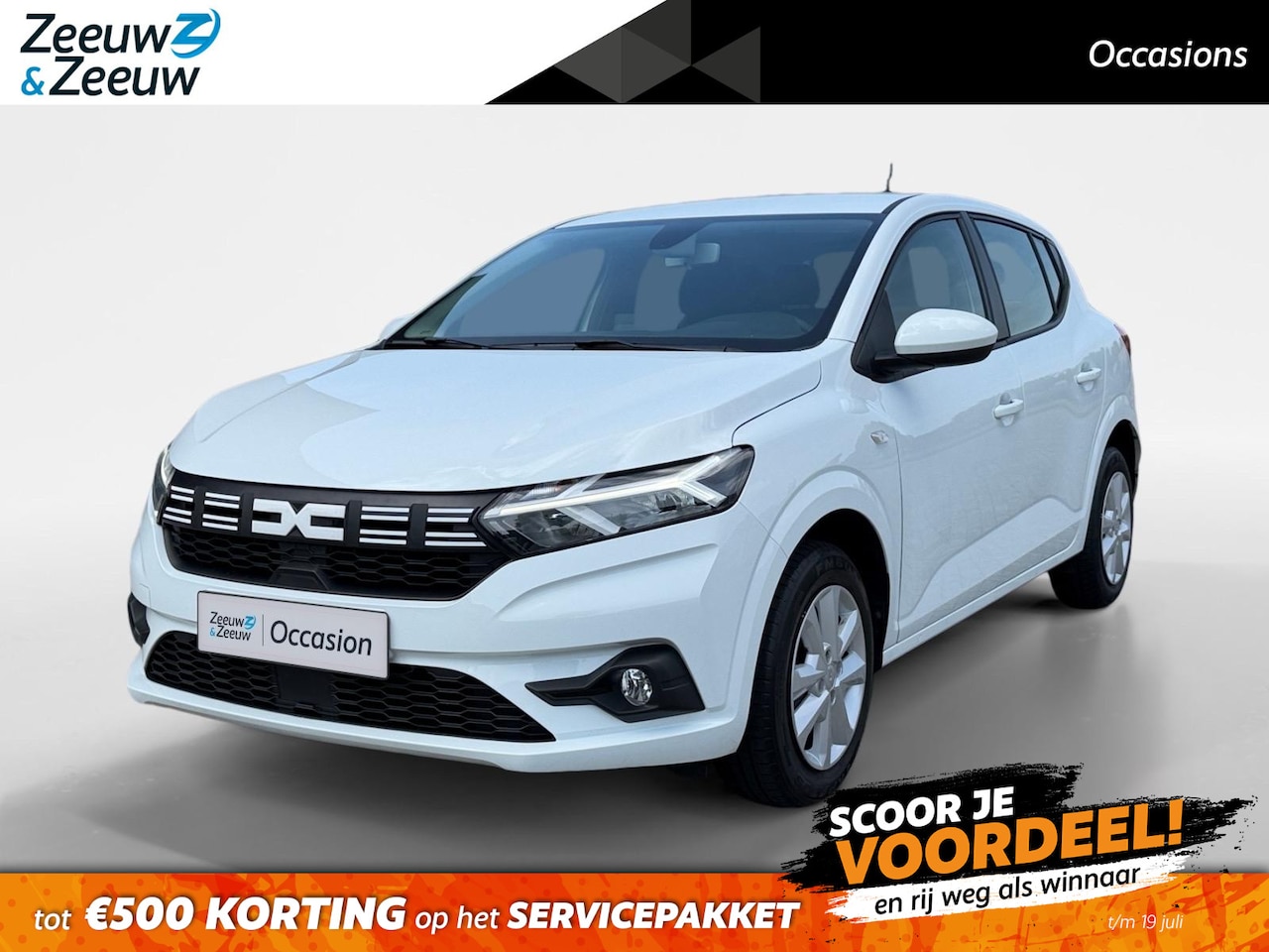 Dacia Sandero - 100PK TCe ECO-G Expression | Airco | Apple CarPlay/Android Auto | Parkeersensoren | Armste - AutoWereld.nl