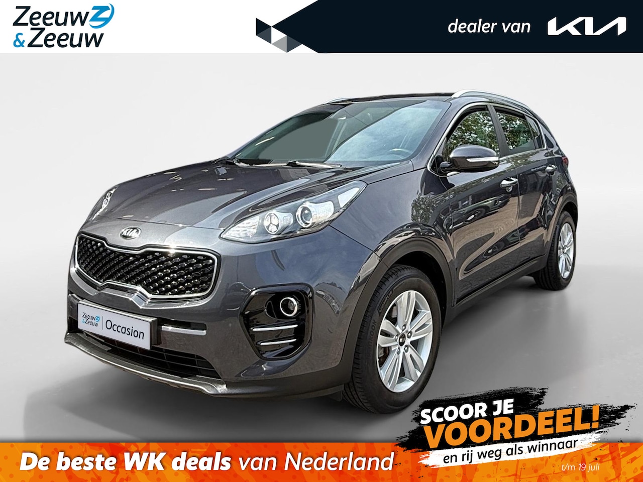 Kia Sportage - 1.6 GDI DynamicLine | NAVI | CAMERA | BLUETOOTH | CLIMATE & CRUISE CONTROLE | 17 INCH LMV - AutoWereld.nl