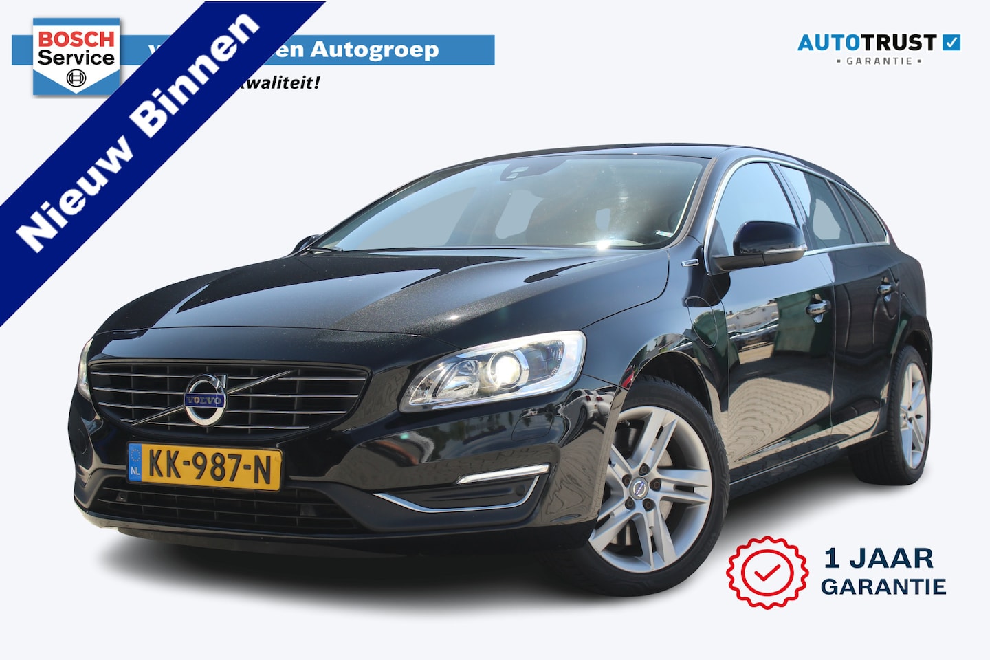 Volvo V60 - 2.4 D6 Twin Engine Momentum | Incl. 12 maanden garantie | Voorstoelen verwarmd | Parkeerse - AutoWereld.nl