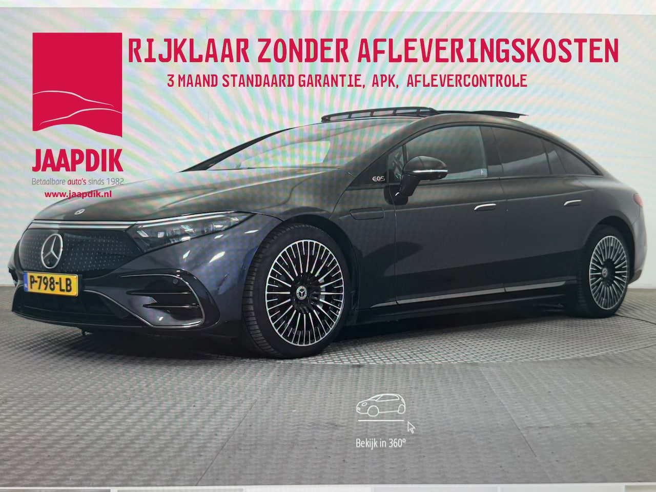 Mercedes-Benz EQS - BWJ 2022 580 4MATIC 524 PK AMG Line 108 kWh 641 KM RANGE HYPERSCREEN | NIGHT VISION |  NIG - AutoWereld.nl