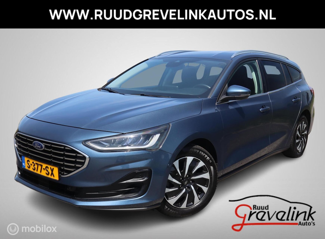 Ford Focus Wagon - EcoBoost Hybrid MHEV 125 PK H6 (FACELIFT MODEL) Titanium Style Navi|Parkassist|Stoel&Stuur - AutoWereld.nl