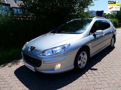 Peugeot 407 SW - 2.0-16V ST Pack 140pk Clima Navi Trekhaak 1500kg. Panorama