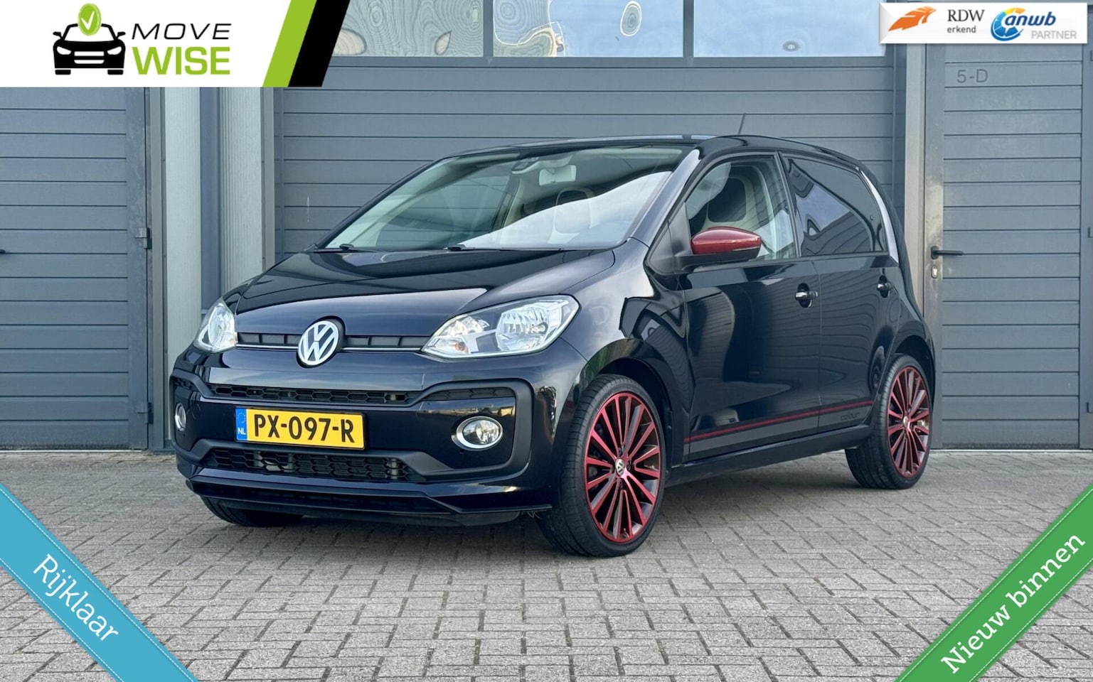 Volkswagen Up! - High Up | 1.0 TSI 110 PK ! | UNIEK | COLOR PAKKET | LAGE KM NAP | Zeer Compleet | 5 Deurs - AutoWereld.nl