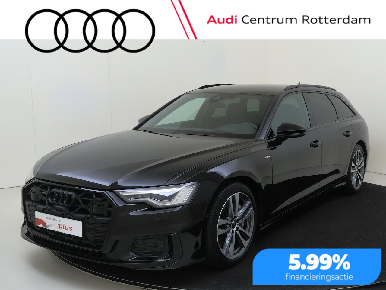 Audi A6 Avant - 50 TFSI e quattro S edition Competition | SoH 100% | Head-up display | 360 camera | Parkee - AutoWereld.nl