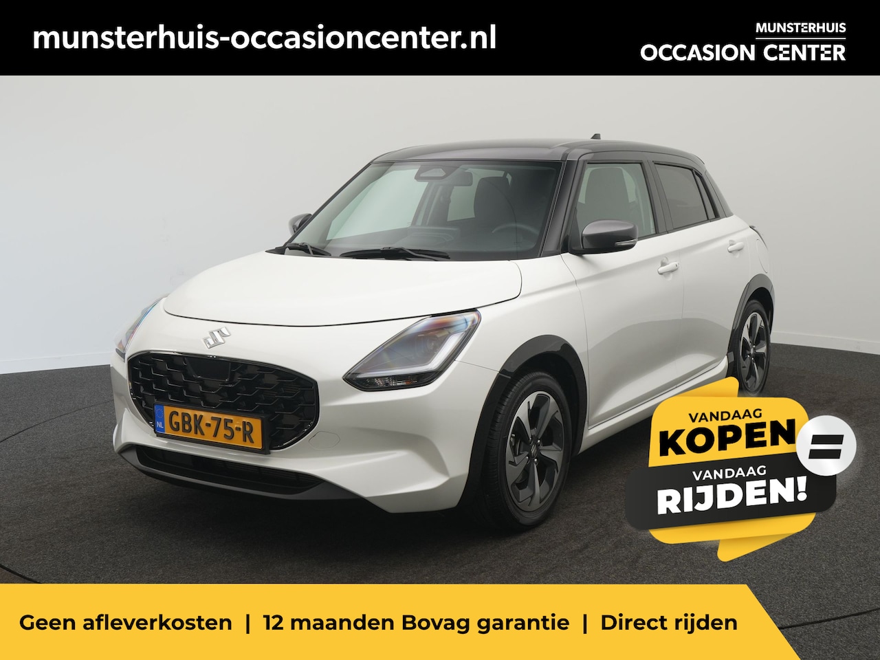 Suzuki Swift - 1.2 Style Smart Hybrid - RIJKLAARPRIJS - 1e Eigenaar - Automaat - Achteruitrijcamera - Tre - AutoWereld.nl