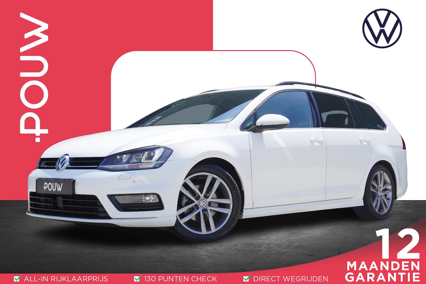 Volkswagen Golf Variant - 1.4 TSI 150pk DSG Highline | R-line | Trekhaak | LED | Stoelverwarming | Adaptieve Cruise - AutoWereld.nl
