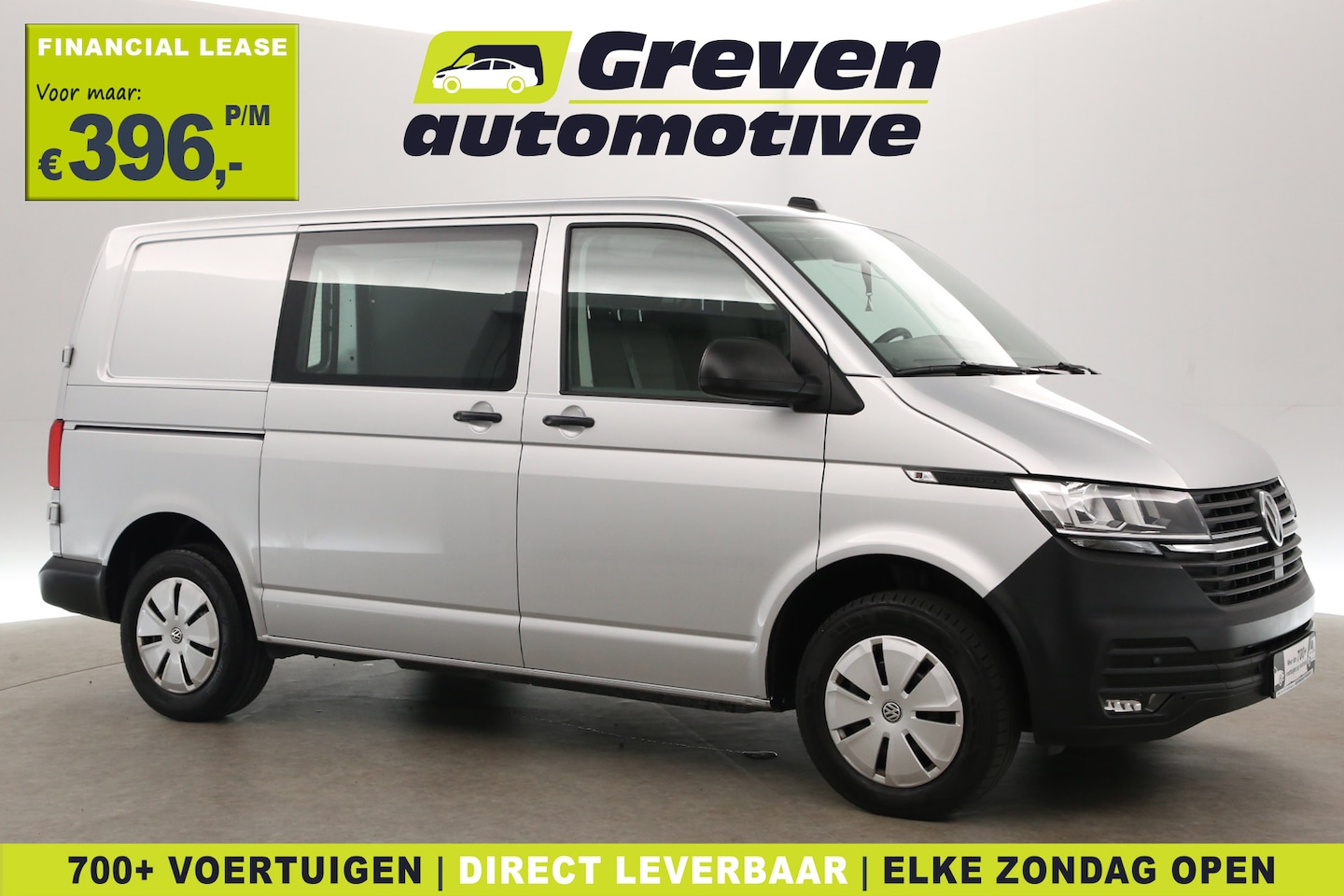 Volkswagen Transporter - 2.0 TDI L1H1 150PK | Automaat | Airco | Cruise | 3 Zits | Carplay | Navi | Parkeersens. - AutoWereld.nl