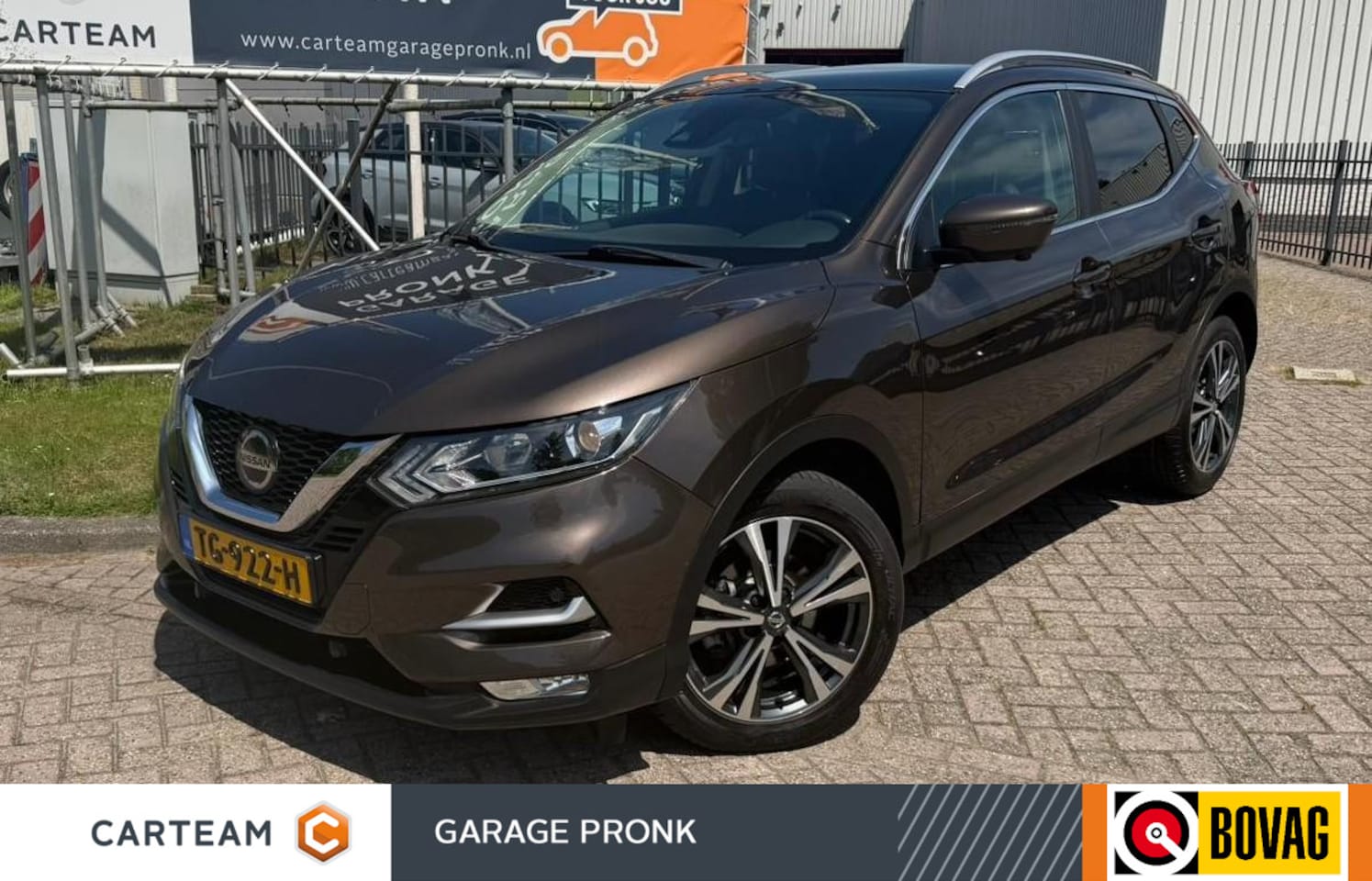 Nissan Qashqai - 1.2 N-Connecta NAVI/PANO/CRUIS/CAMERA/360/KEYLESS - AutoWereld.nl