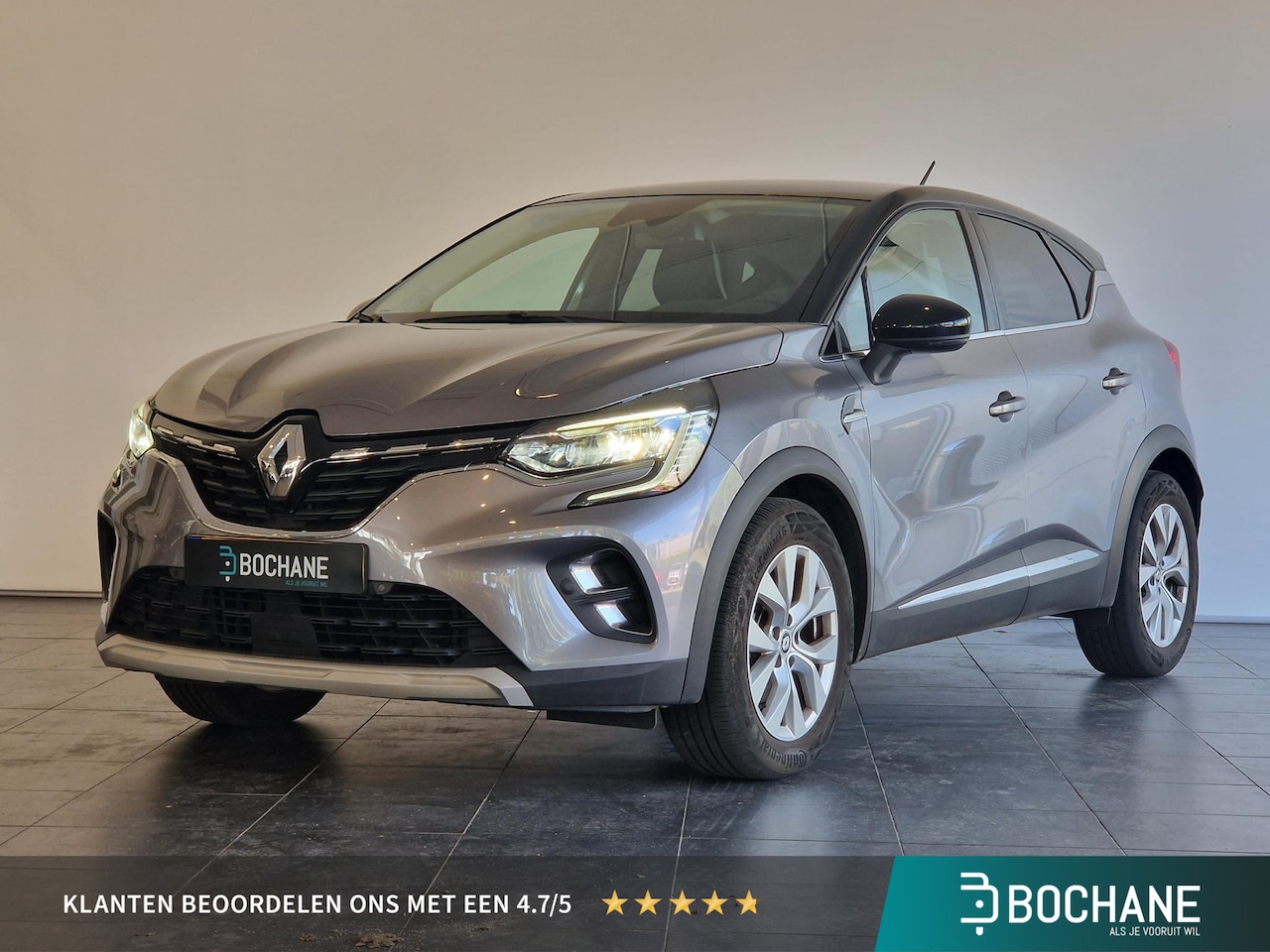 Renault Captur - 1.6 E-Tech Hybrid 145 Intens | NAVIGATIE | ACHTERUITRIJCAMERA | PARKEERSENSOREN VOOR&ACHTE - AutoWereld.nl