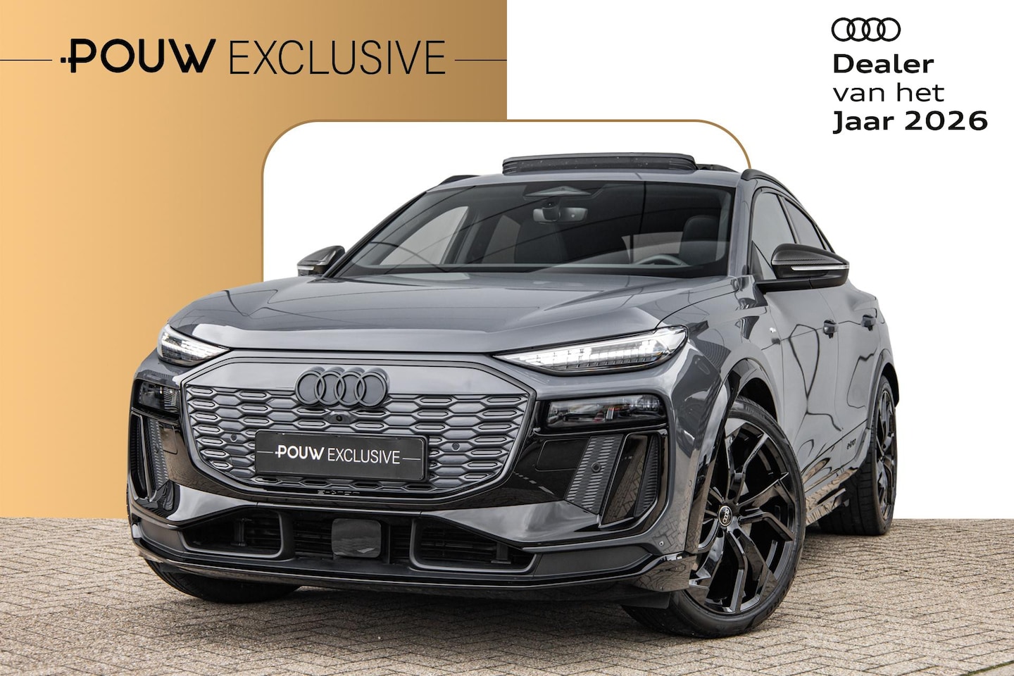 Audi Q6 Sportback e-tron - 388pk S edition quattro 100 kWh | Panoramadak | B&O | Luchtvering | Trekhaak - AutoWereld.nl