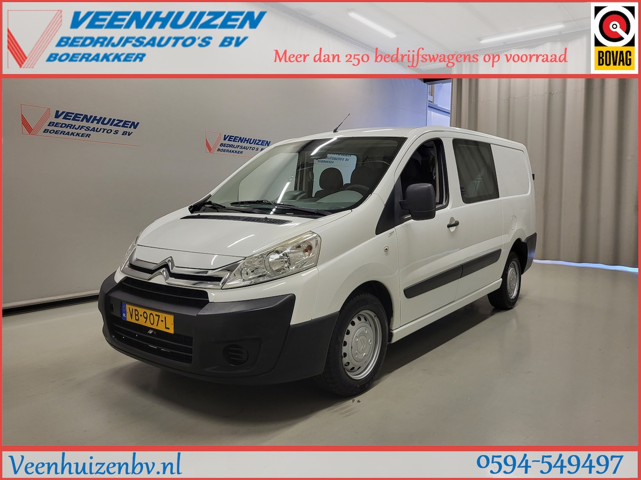 Citroën Jumpy - 2.0HDI L2/H1 Dubbele Cabine Apk tot 21-10-2026! - AutoWereld.nl