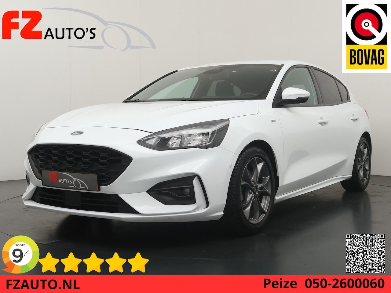 Ford Focus - 1.0 EcoBoost Hybrid ST Line Business - Navigatie - Climate Controle - Adaptief Cruise Cont - AutoWereld.nl