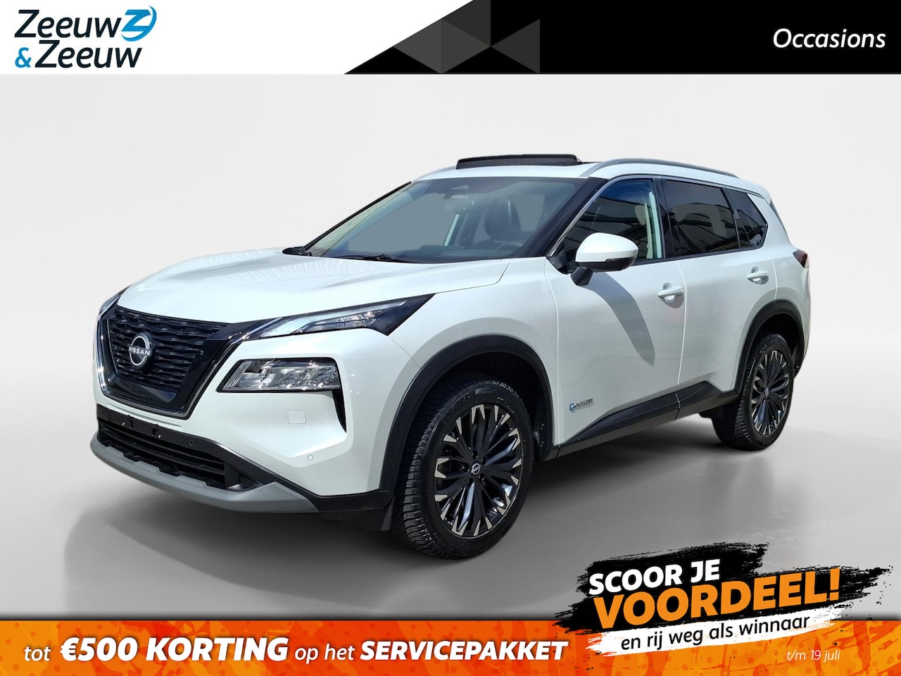 Nissan X-Trail - E-Power Tekna | Schuifkanteldak | Carplay | Bomvol optie's | Elektrsiche achterklep | Wk- - AutoWereld.nl